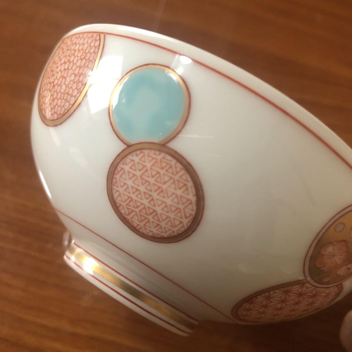 Amazon.co.jp: 深川製磁 赤絵丸紋 飯碗 子ども用 女性用 ごはん茶碗